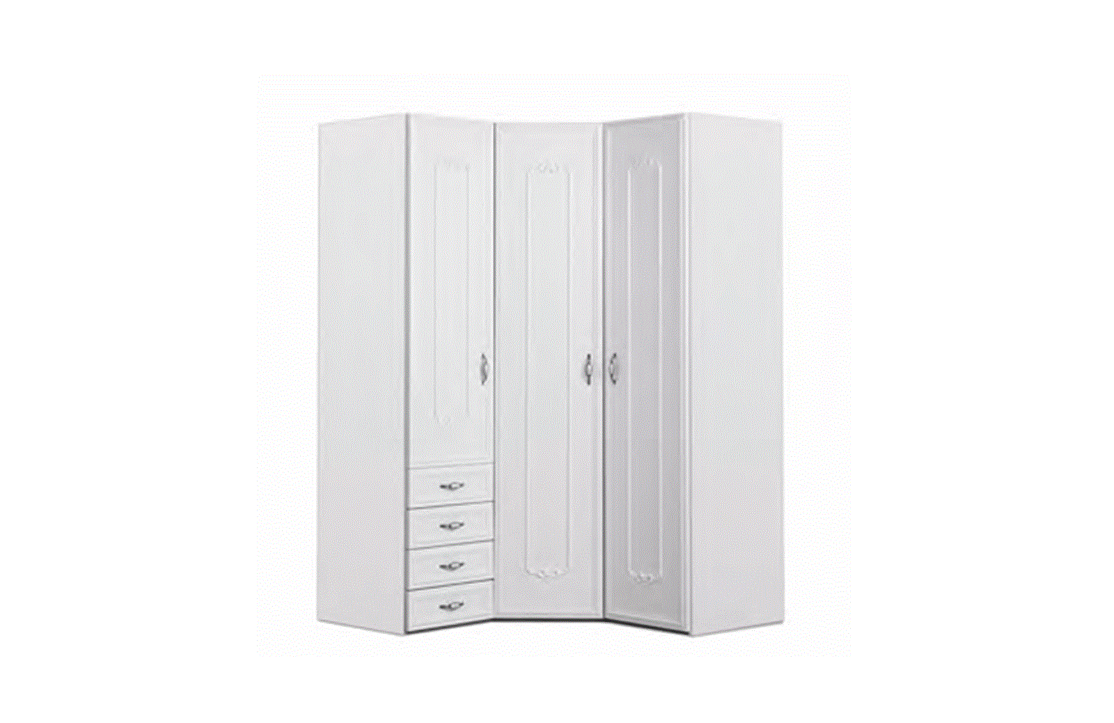 Mean Köşe Dolap Mini Ahşap S-806