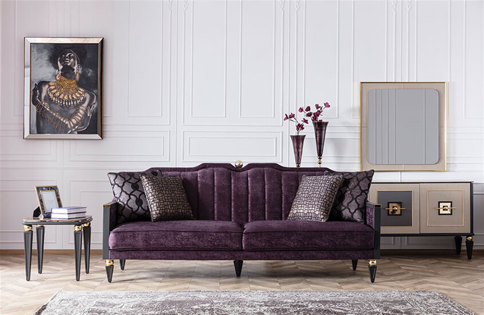 Menton Üçlü Koltuk