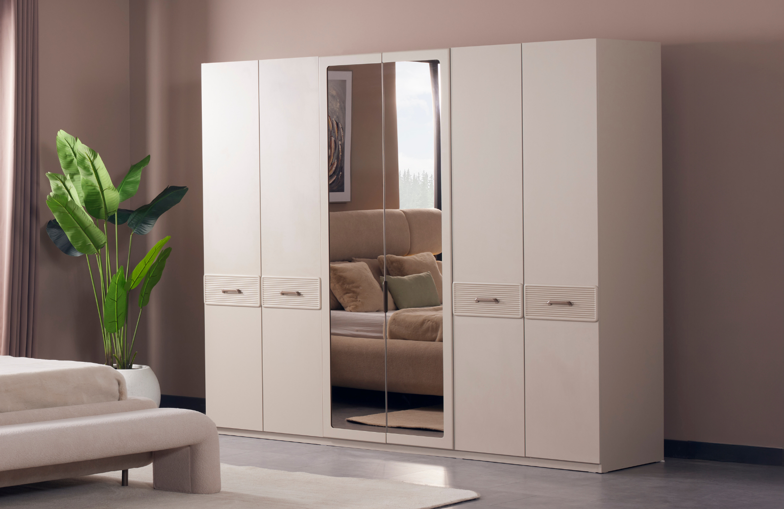 Miloslav 6 Kapaklı Dolap