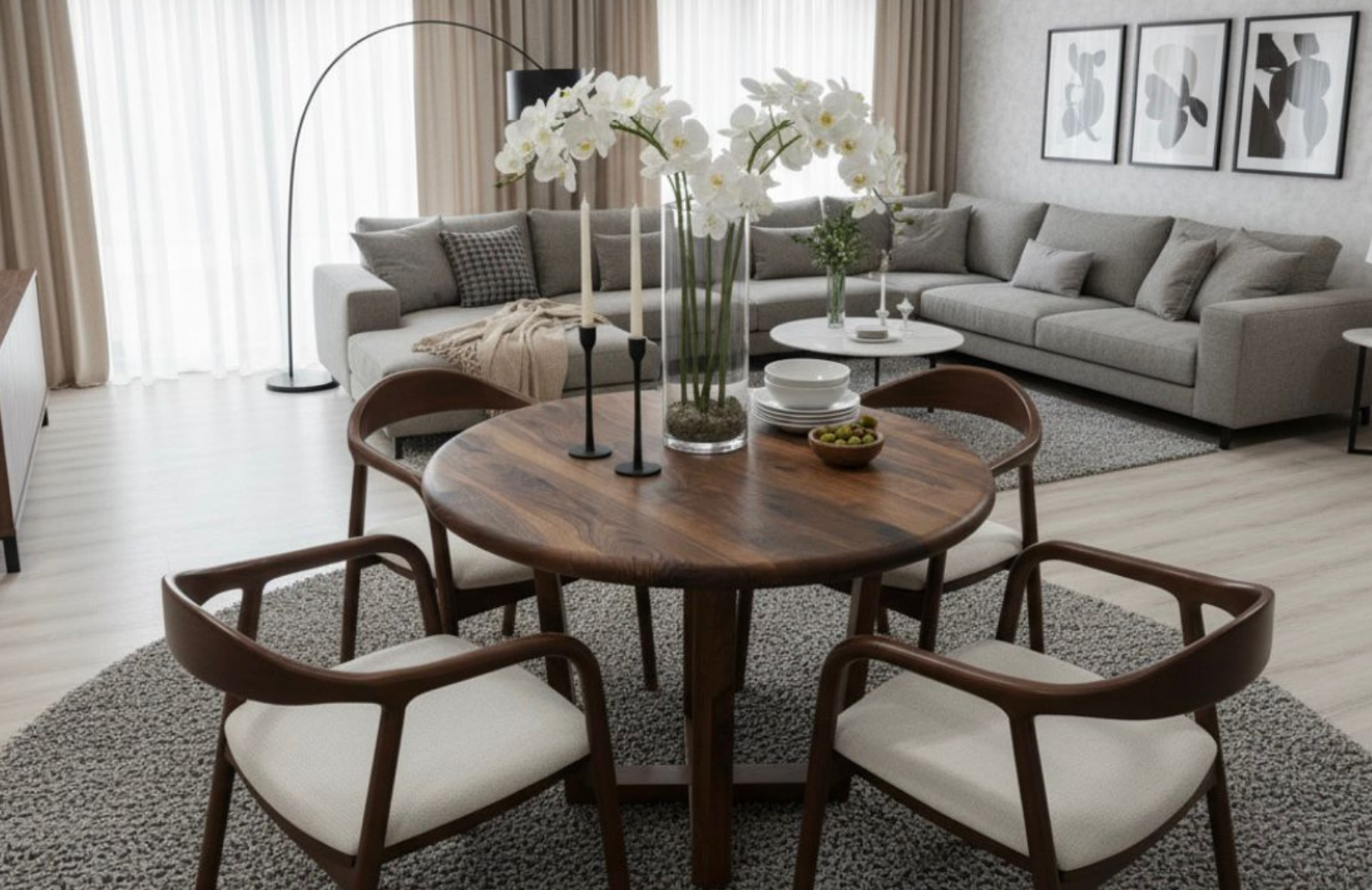 Mirel Yuvarlak Masa 140 cm