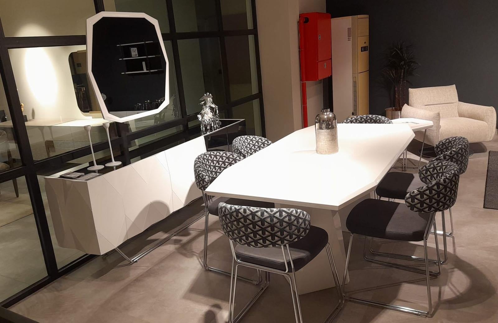 OUTLET-AVC-Dorien Yemek Odası Takımı + Tv Ünitesi + Koltuk Takımı + Orta Sehpa + Yan Sehpa