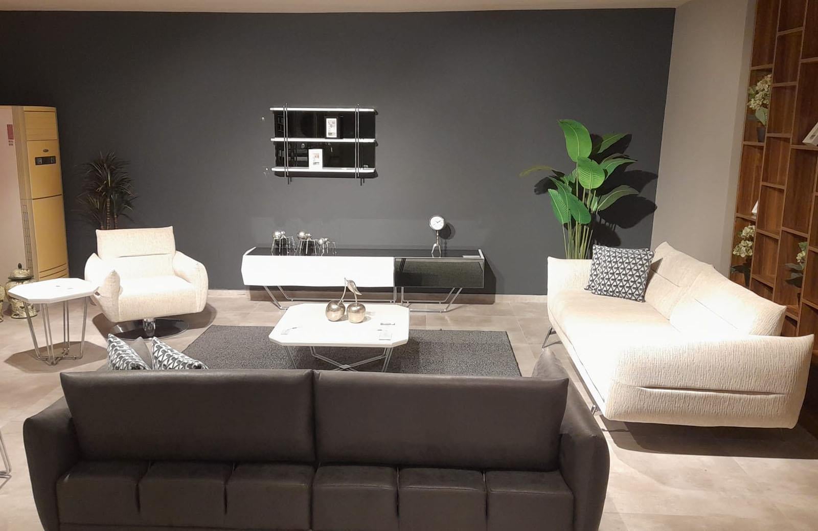 OUTLET-AVC-Dorien Yemek Odası Takımı + Tv Ünitesi + Koltuk Takımı + Orta Sehpa + Yan Sehpa