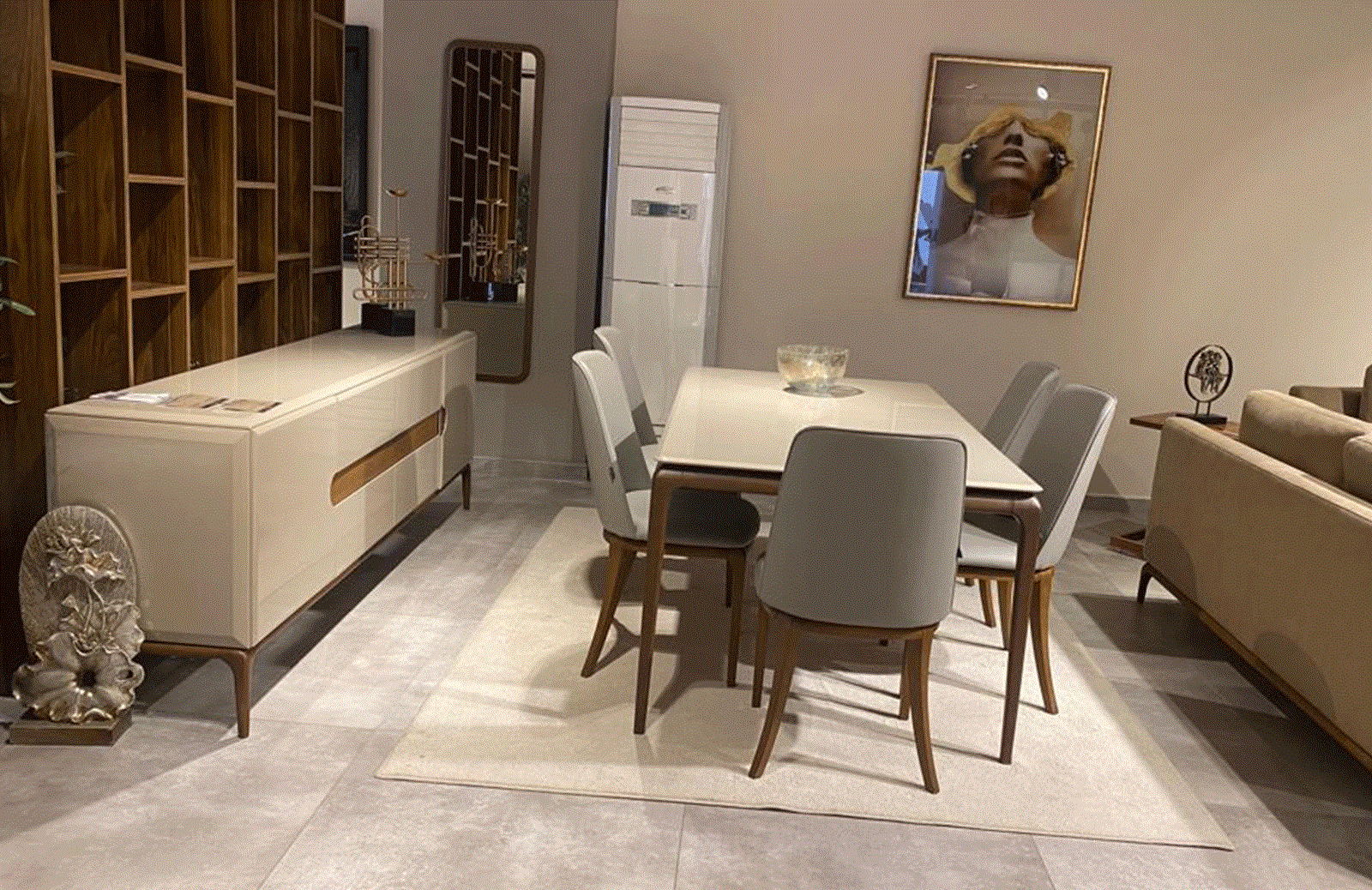 OUTLET - AVC - Sergio Yemek Odası Takımı+ Tv Ünitesi +Koltuk Takımı+Orta Sehpa+Yan Sehpa