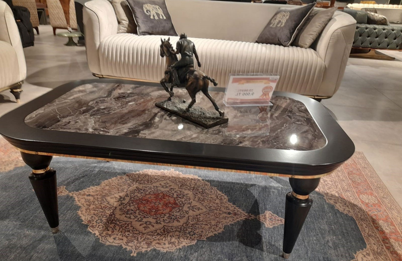 OUTLET - Dario Yemek Odası Takımı + Tv Ünitesi + Orta Sehpa + Vitrin