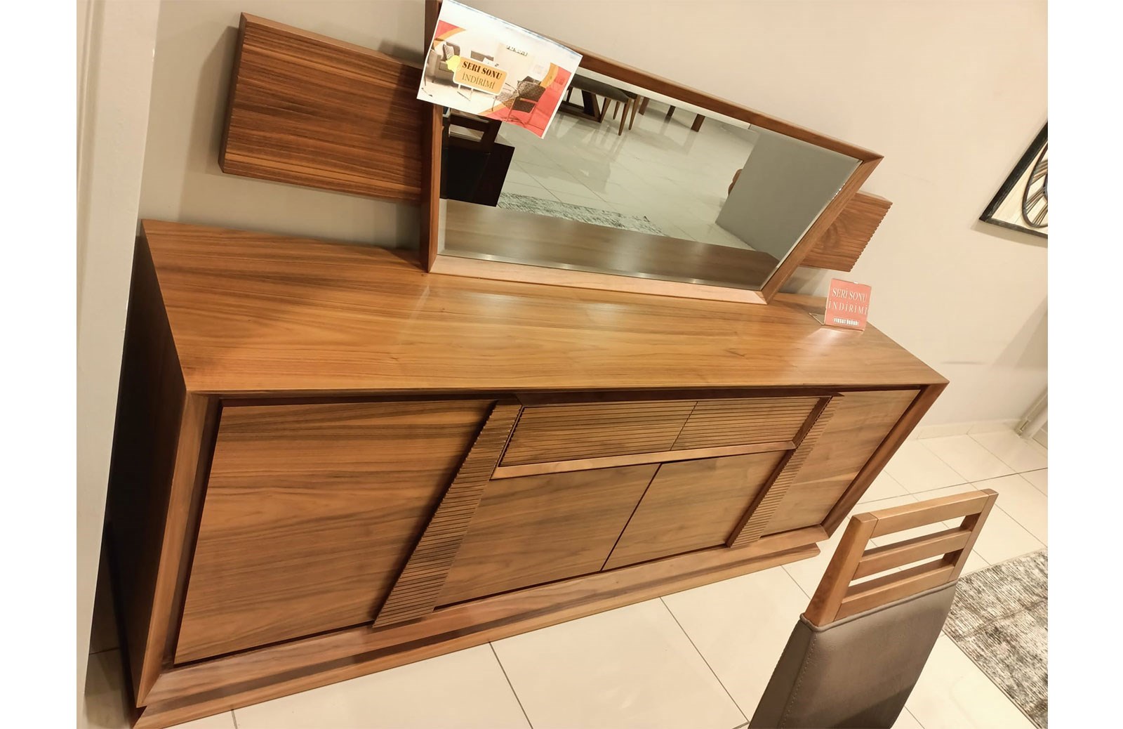OUTLET - Drop Yemek Odası Takımı + Tv Ünitesi