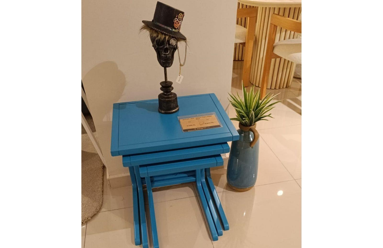 OUTLET - KÇK - Odessa Zigon Sehpa Mavi