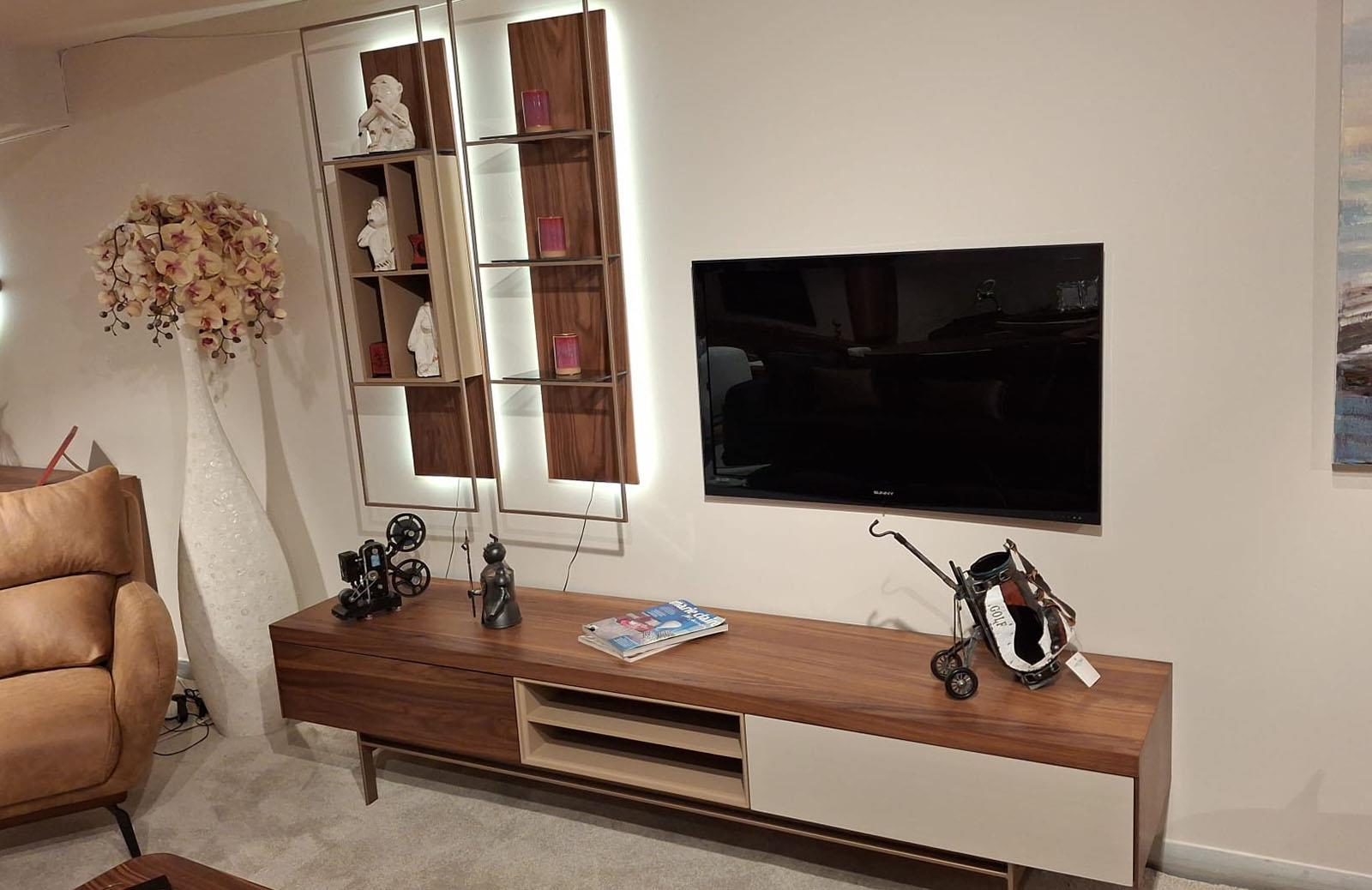 OUTLET - MDK1 - Tamil Yemek Odası Takımı + TV Ünite + orta sehpa + yan sehpa