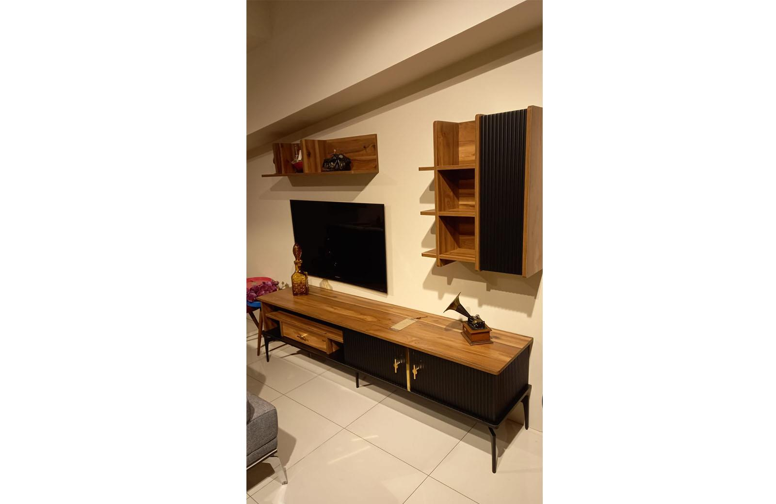 OUTLET- MDK1- Yesbon Yemek Odası Takımı + Tv Ünitesi