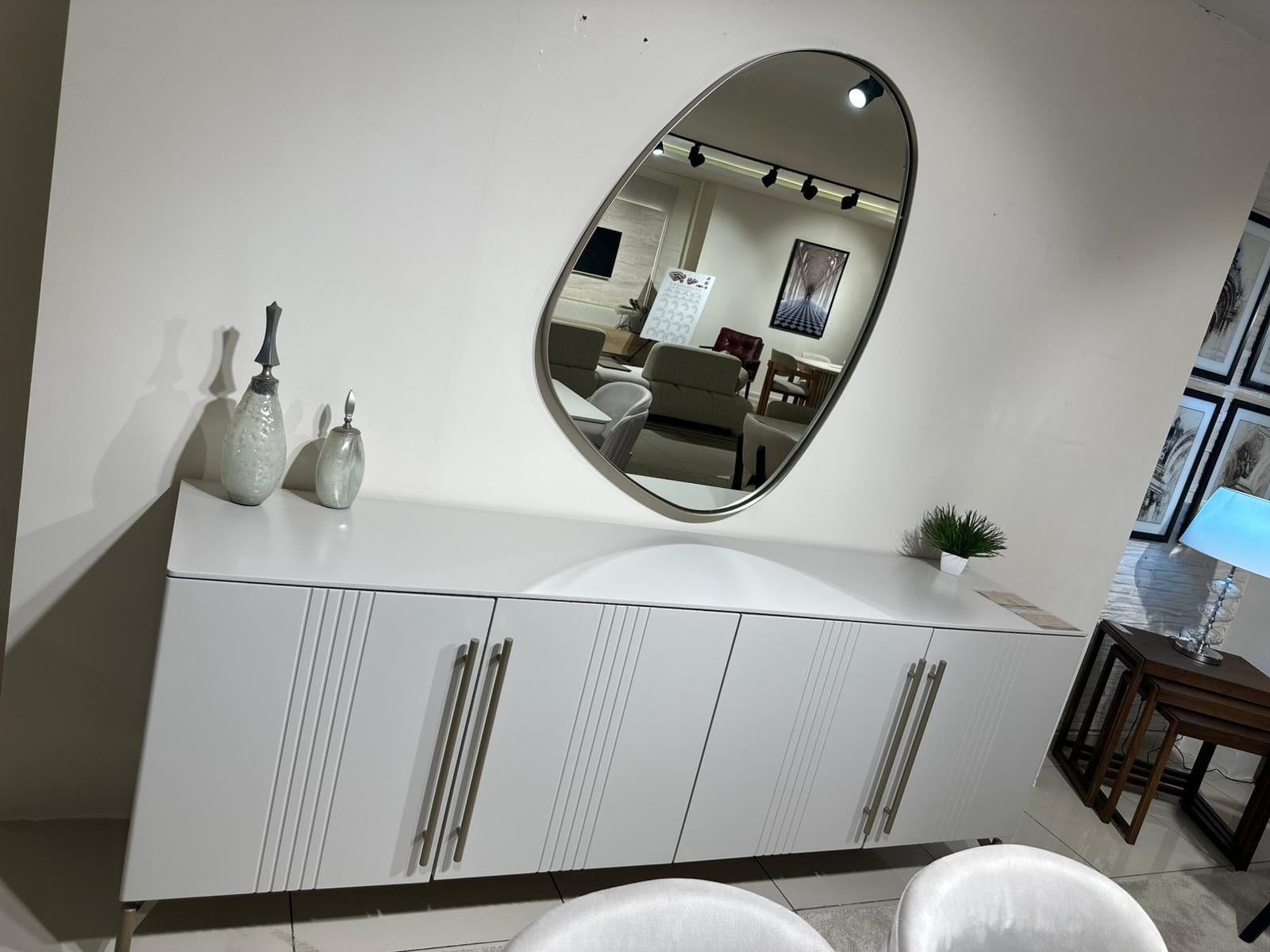 OUTLET - MOB - Kaje Yemek Odası Takımı + TV Ünitesi + Orta Sehpa Seti
