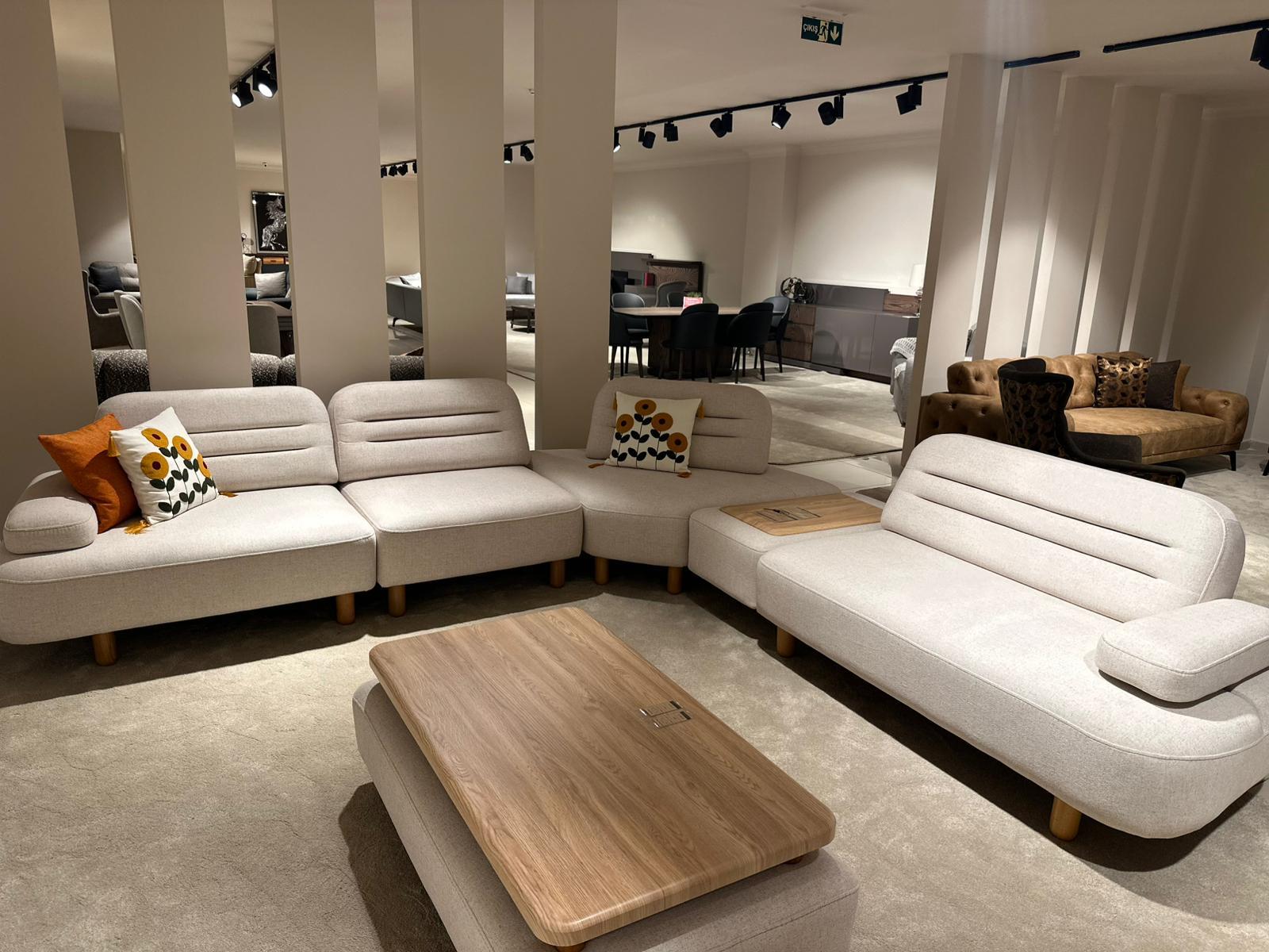 OUTLET - MOB - Lovic Köşe Takımı + Berjer + Orta Sehpa