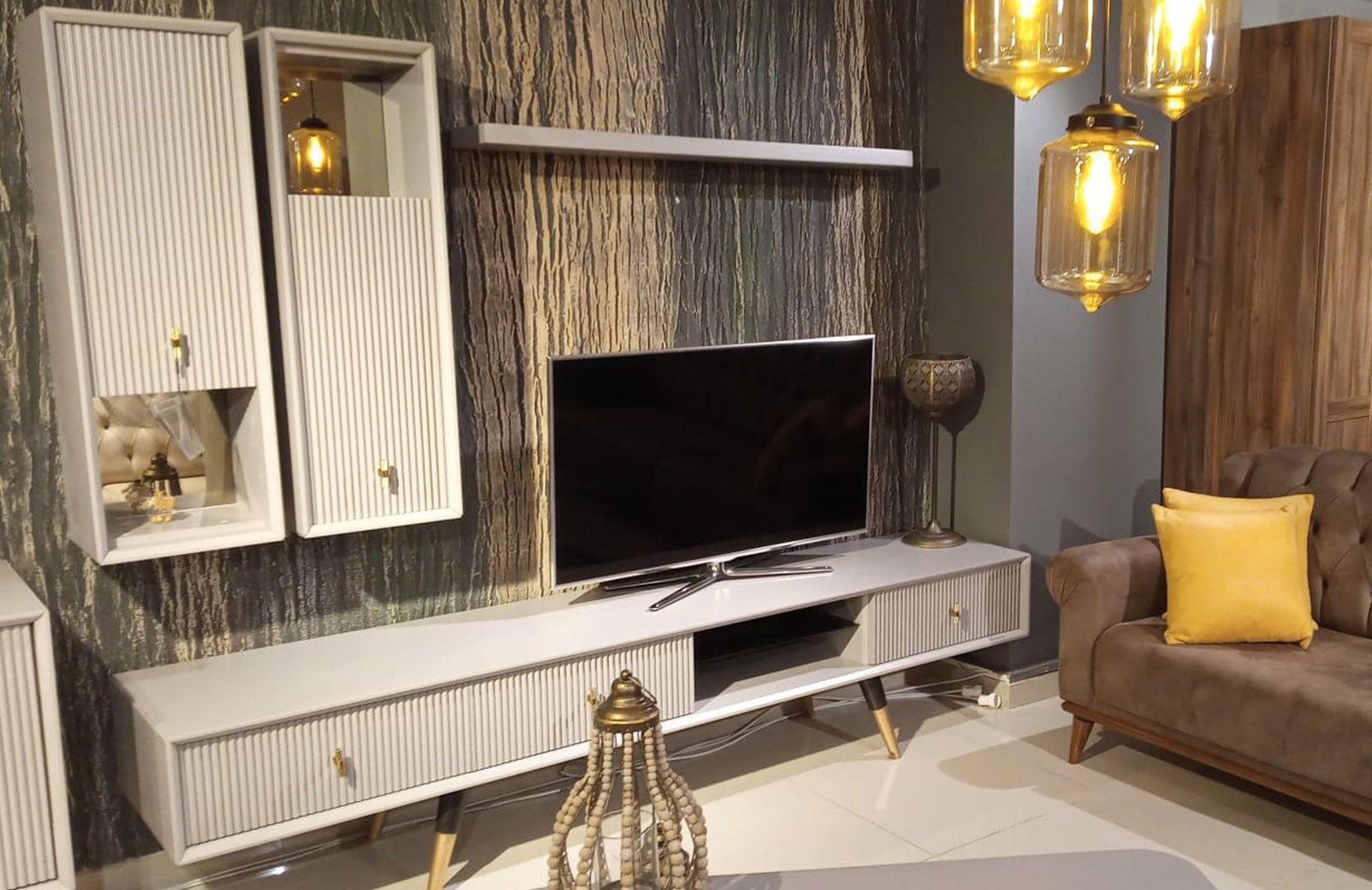 OUTLET - Nokim Yemek Odası Takımı + Tv Ünitesi + Orta Sehpa