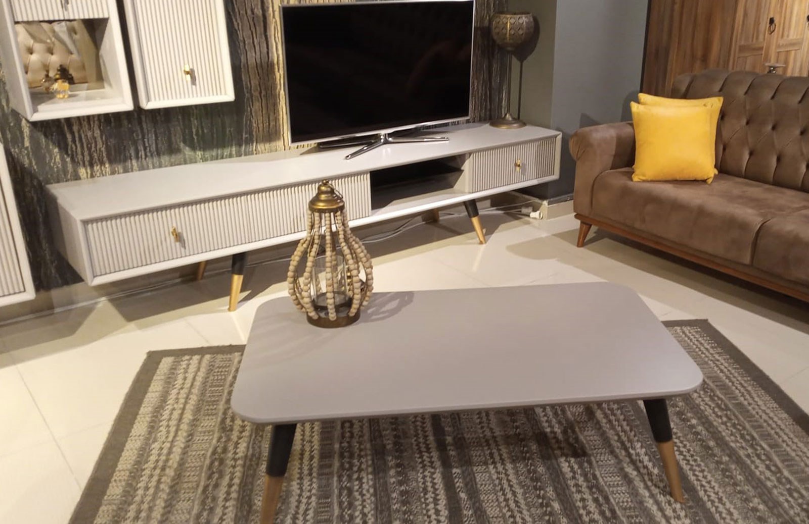 OUTLET - Nokim Yemek Odası Takımı + Tv Ünitesi + Orta Sehpa