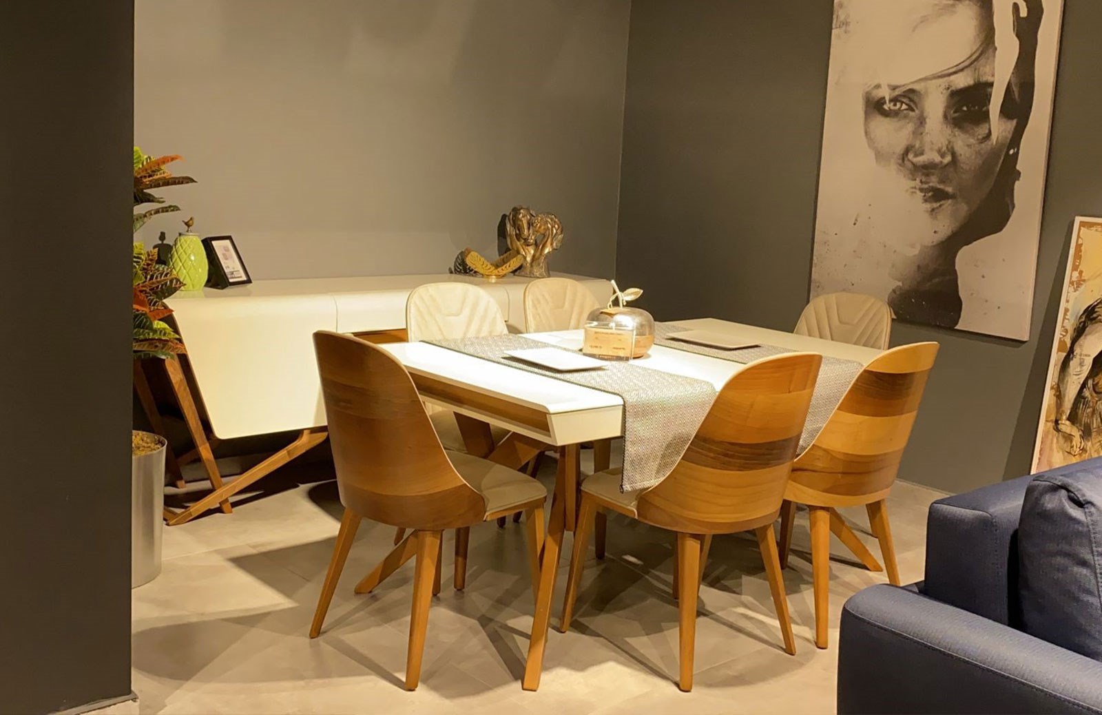 OUTLET - Pedro Yemek Odası Takımı + Tv Ünitesi