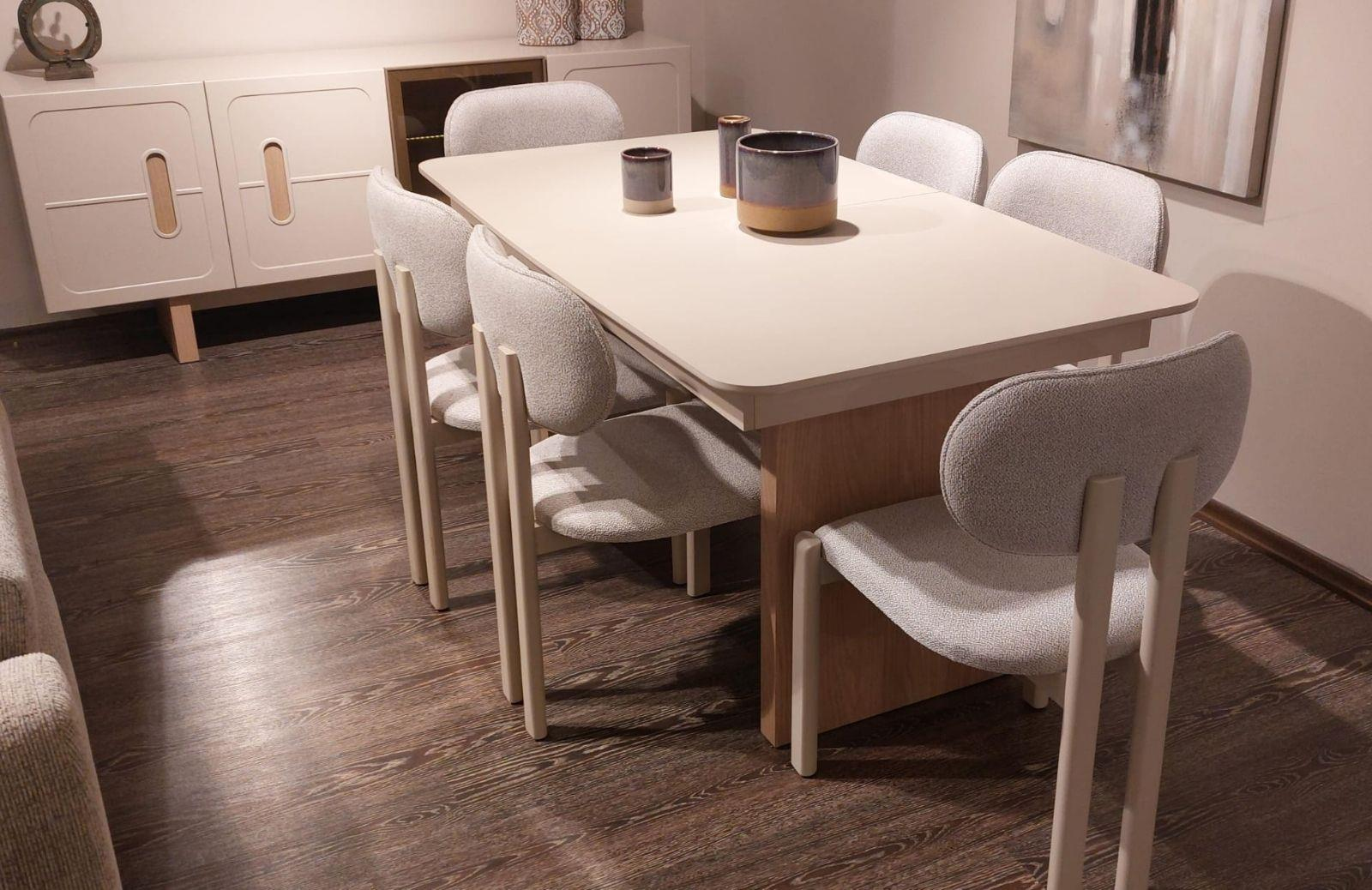 OUTLET-PNDK-Mivora Yemek Odası Takımı+Tv Sehpası