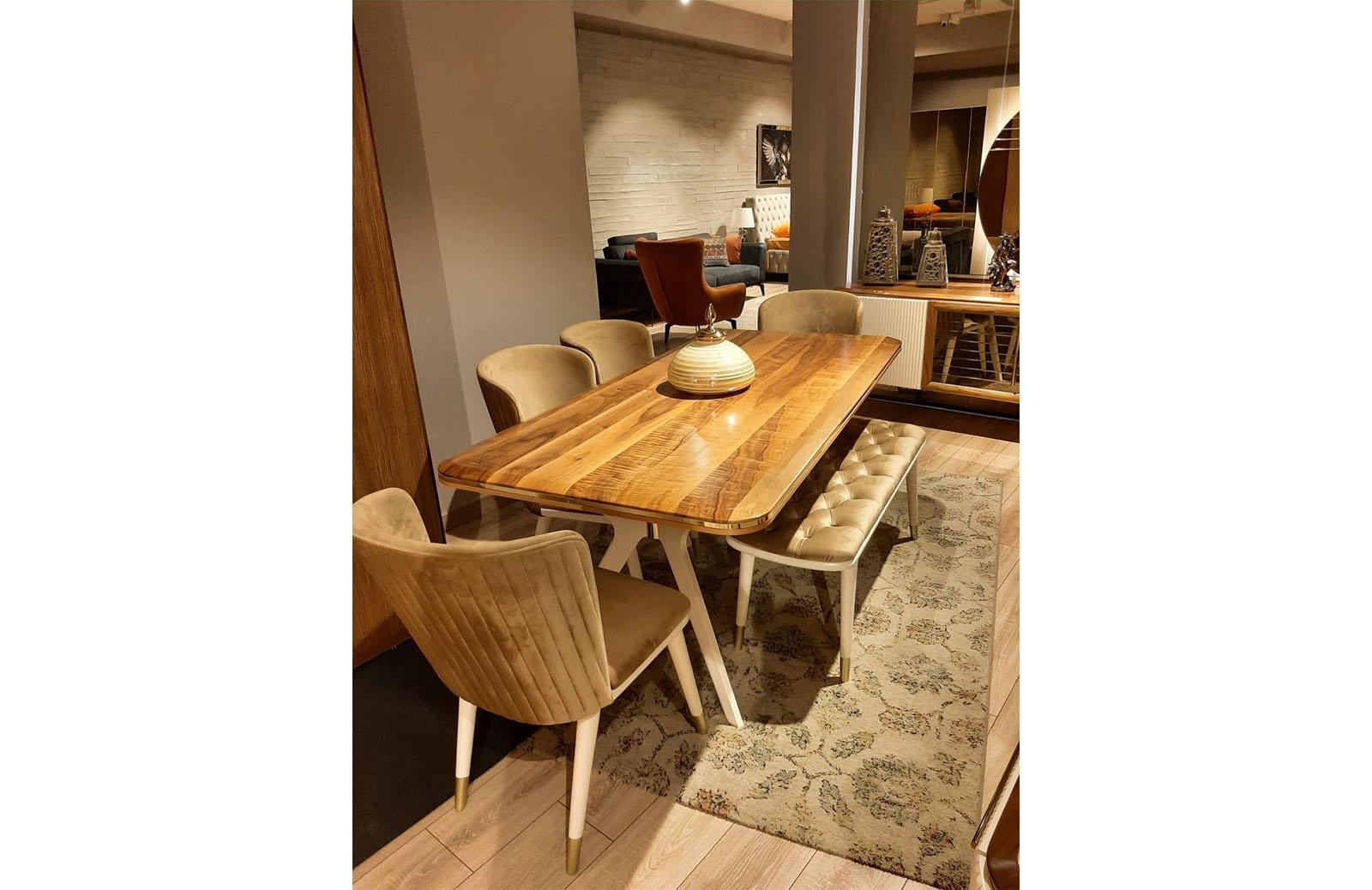 OUTLET - SLT- Joyce Yemek Odası Takımı + Tv Ünitesi