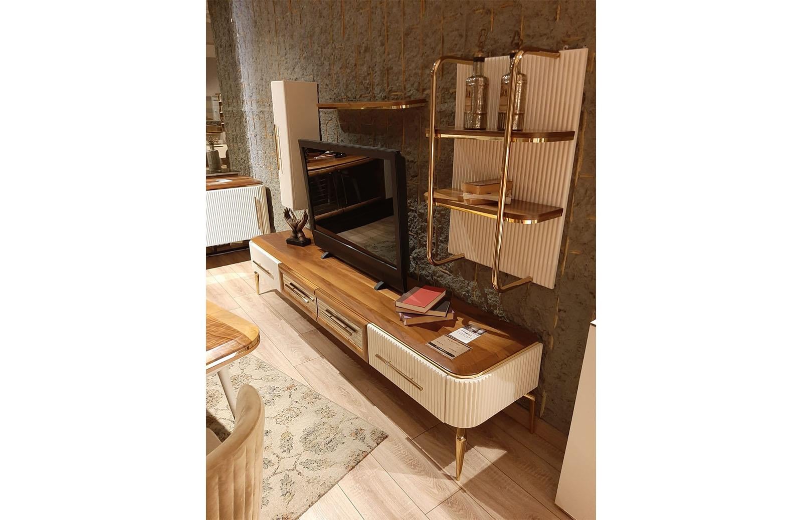 OUTLET - SLT- Joyce Yemek Odası Takımı + Tv Ünitesi