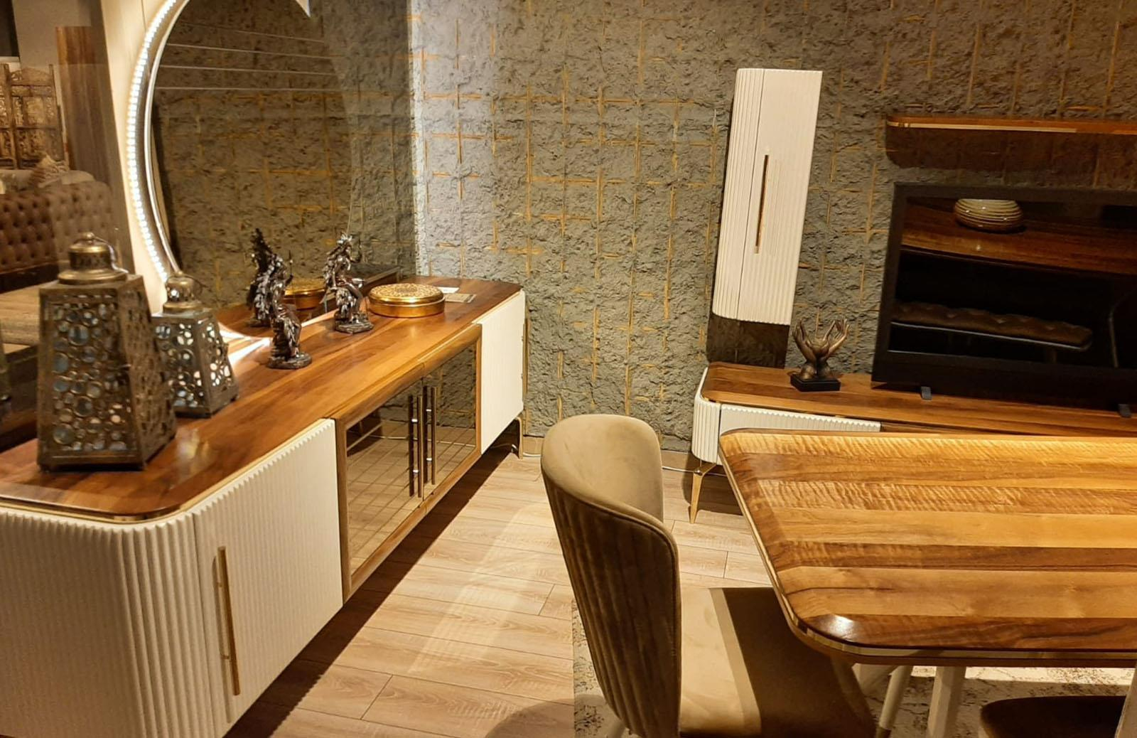 OUTLET - SLT- Joyce Yemek Odası Takımı + Tv Ünitesi