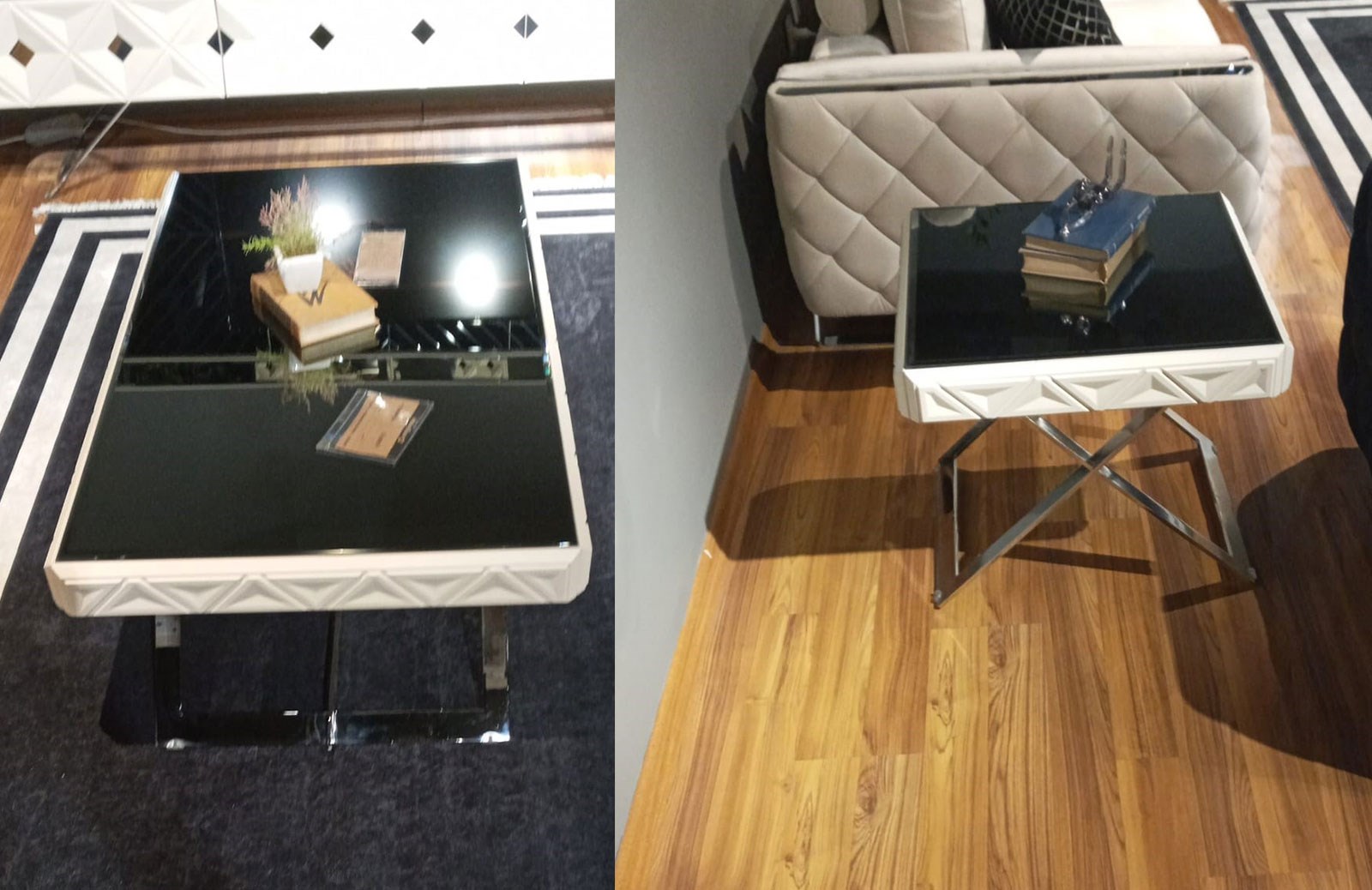 OUTLET - Verna Orta Sehpa + Yan Sehpa