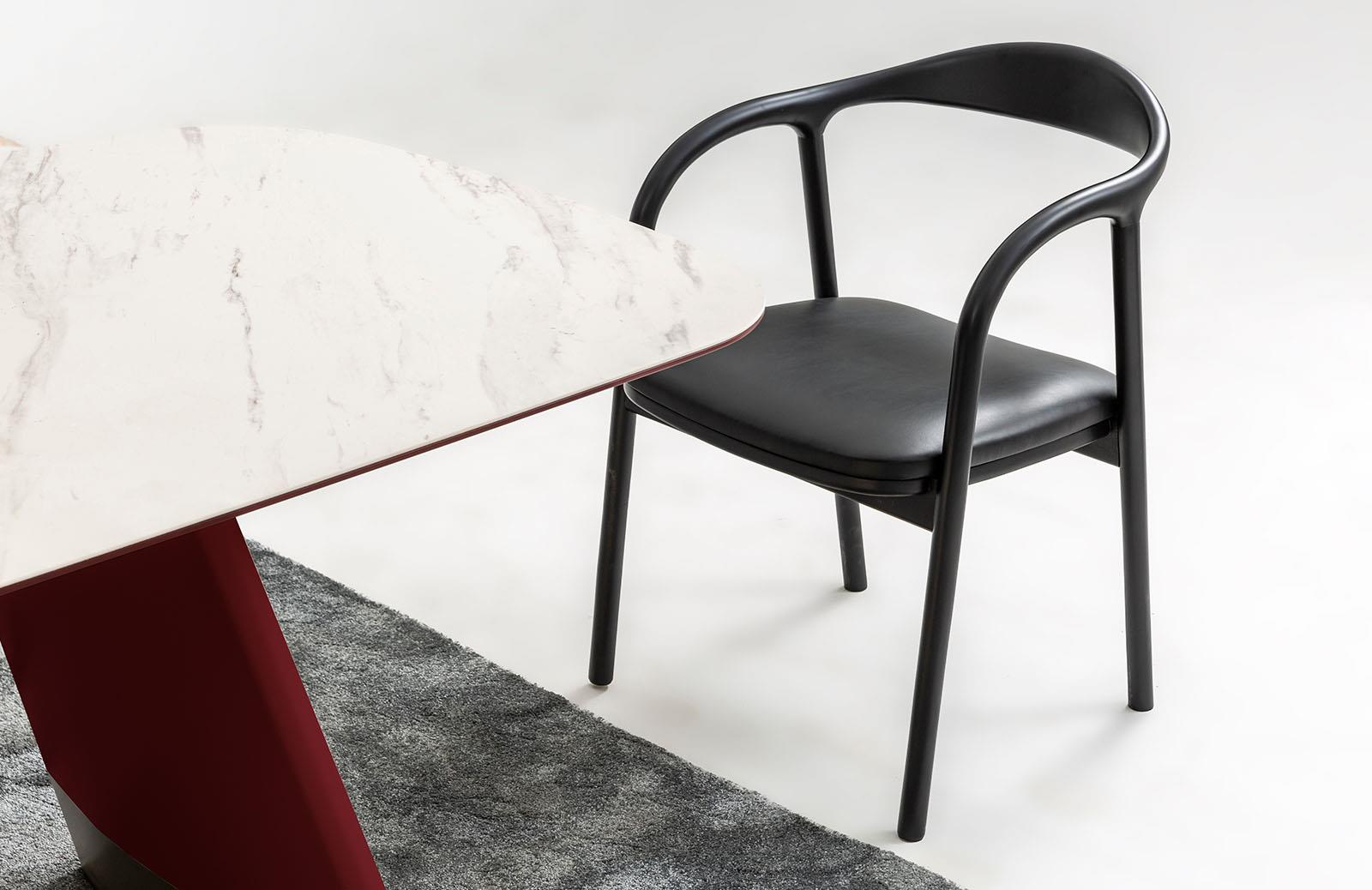 Riley Yemek Odası Takımı Bordo