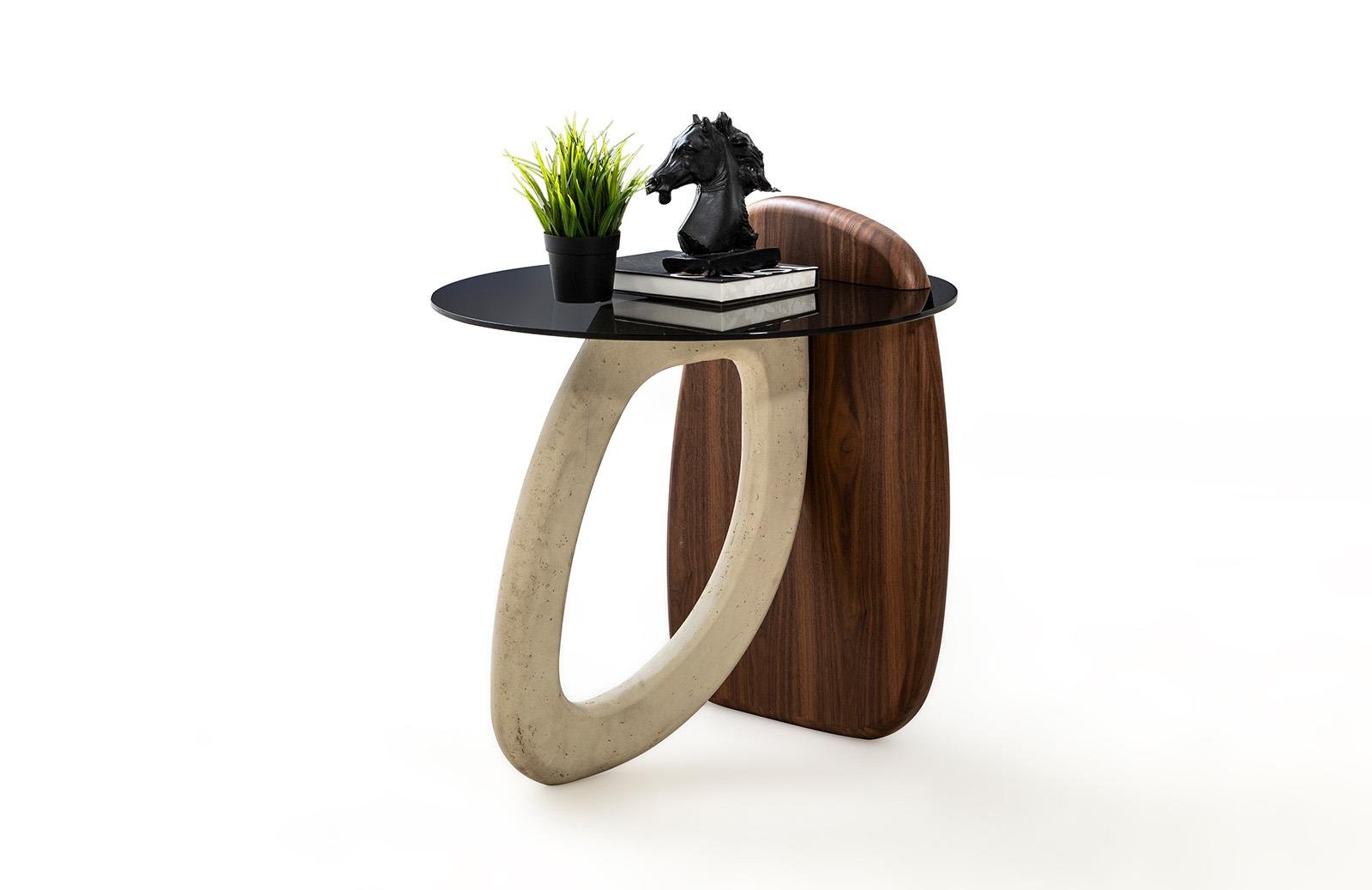 Sassari Yan Sehpa Travertine