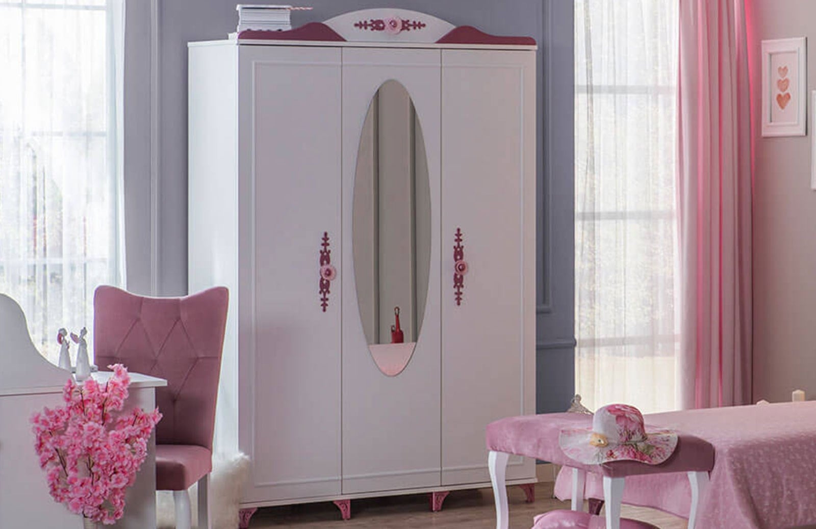 Sindirella Pr-2001-3 Kapılı Dolap