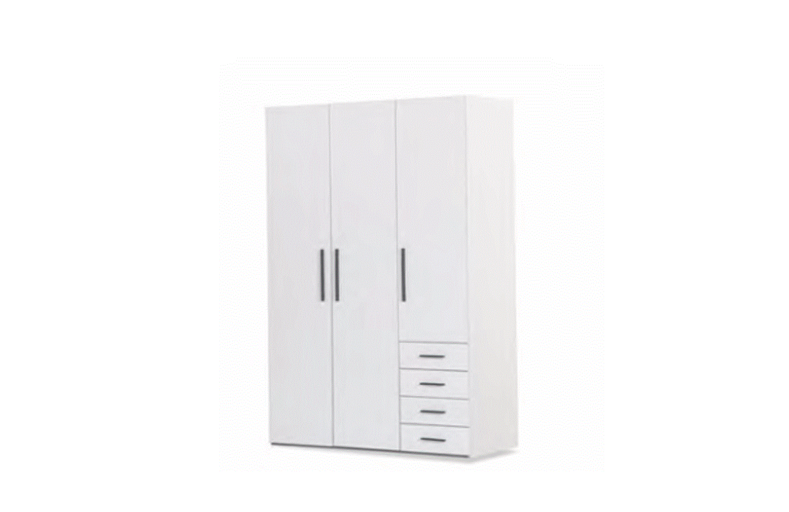 Stewen 3 Kapılı Ahşap Dolap S-306