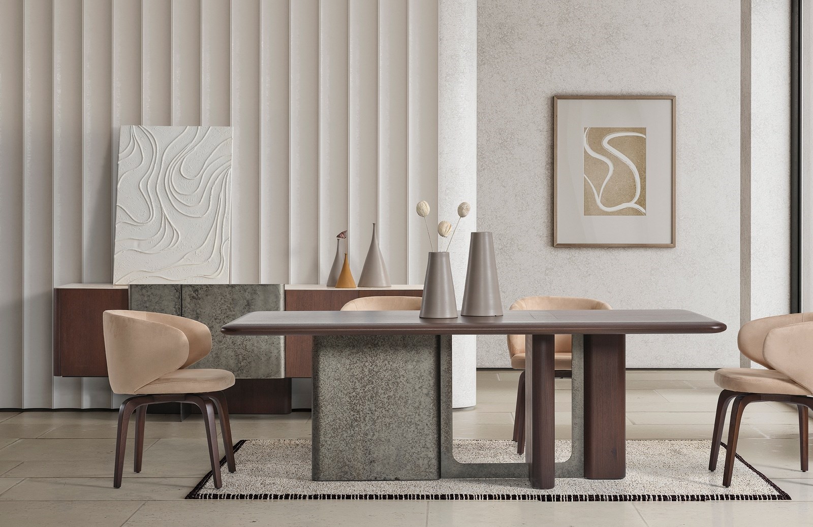 Velmora Yemek Odası Takımı Modern