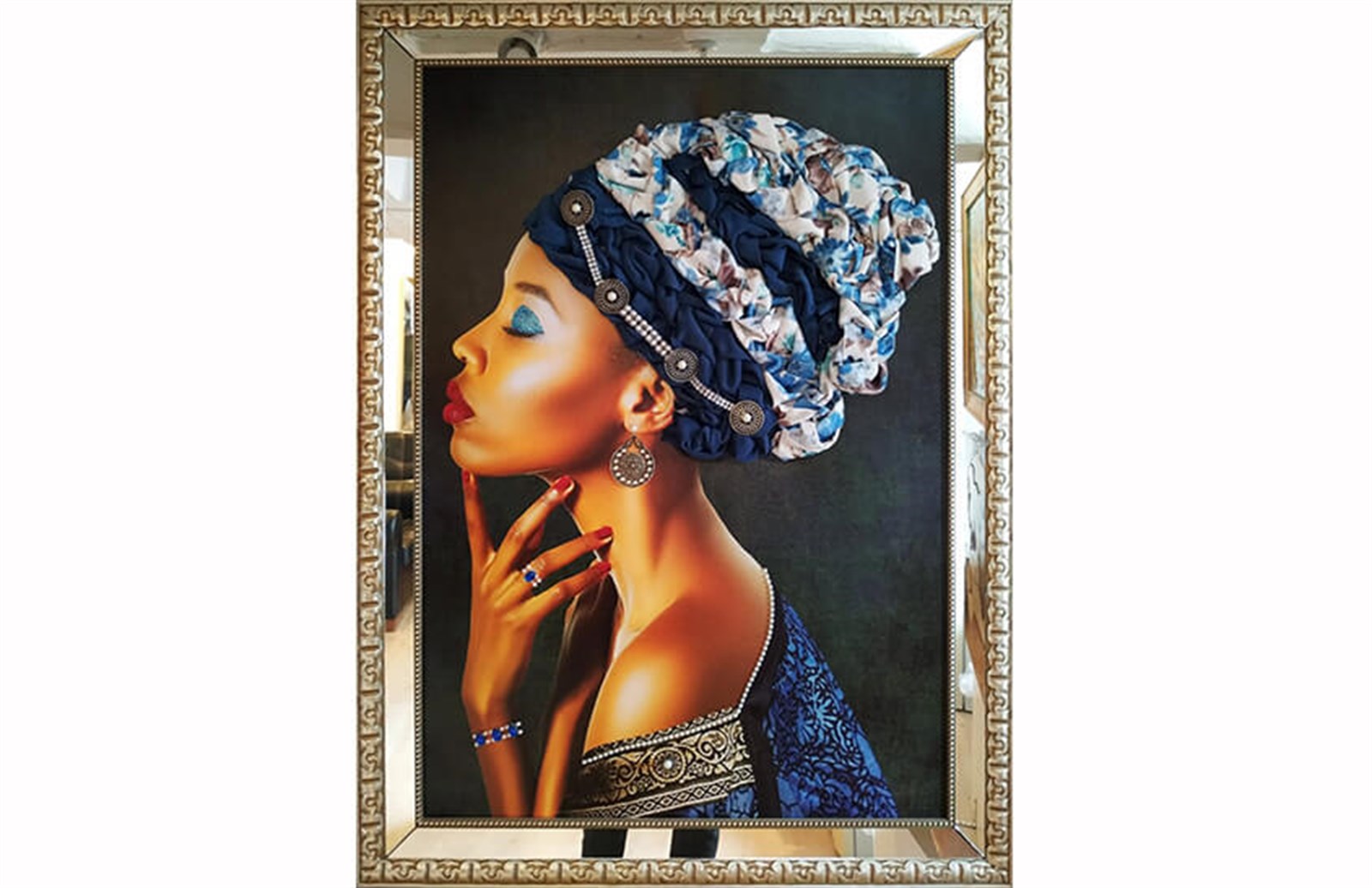 YS101 Üç Boyutlu Kumaşlı Tablo 80*110 cm