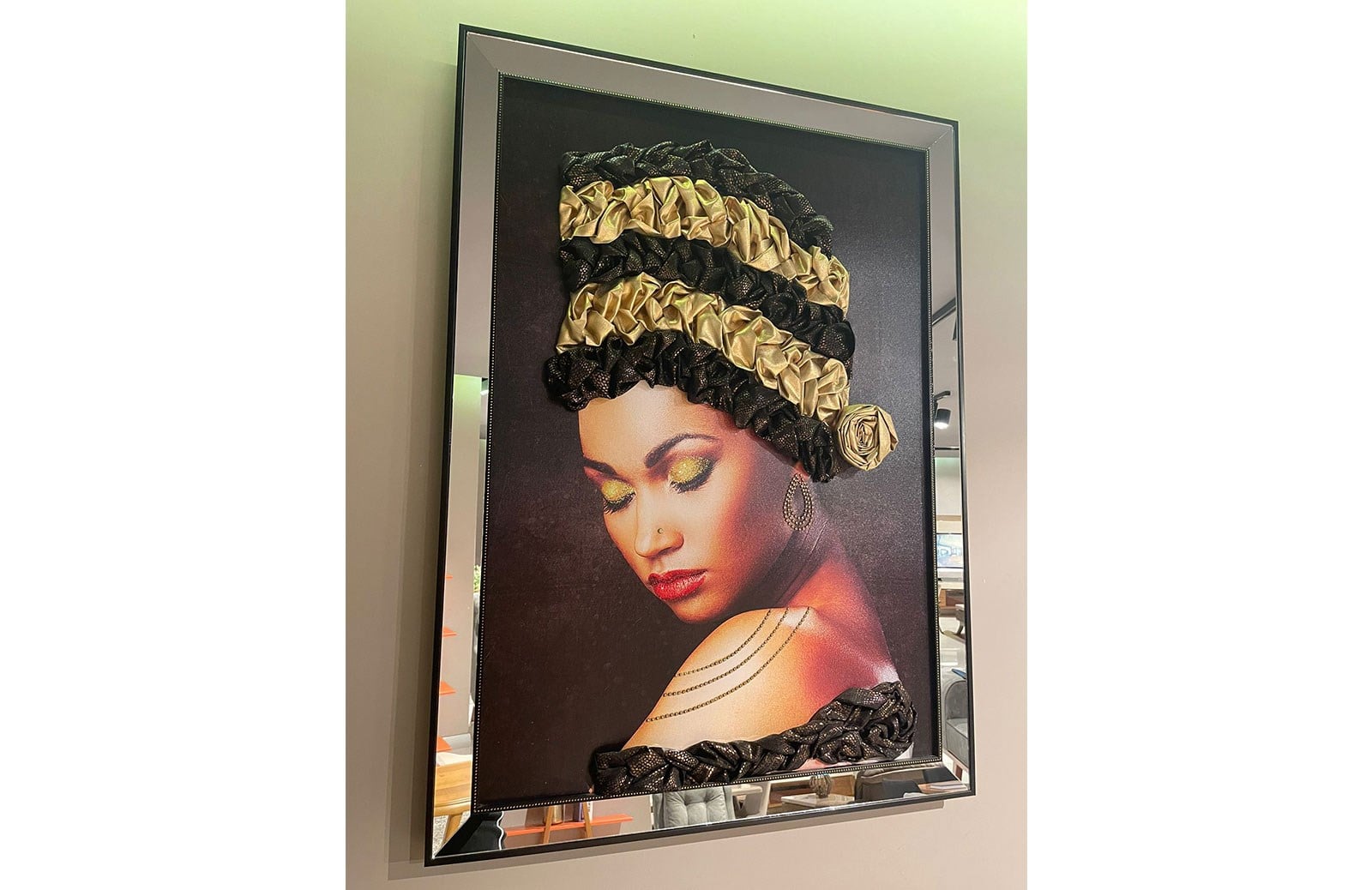 YS112 Üç Boyutlu Kumaşlı Tablo 80*110 cm