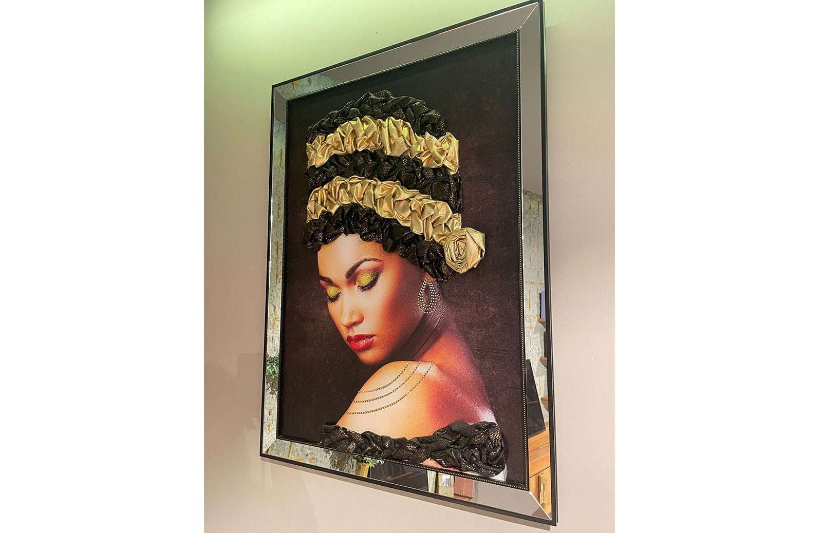 YS112 Üç Boyutlu Kumaşlı Tablo 80*110 cm