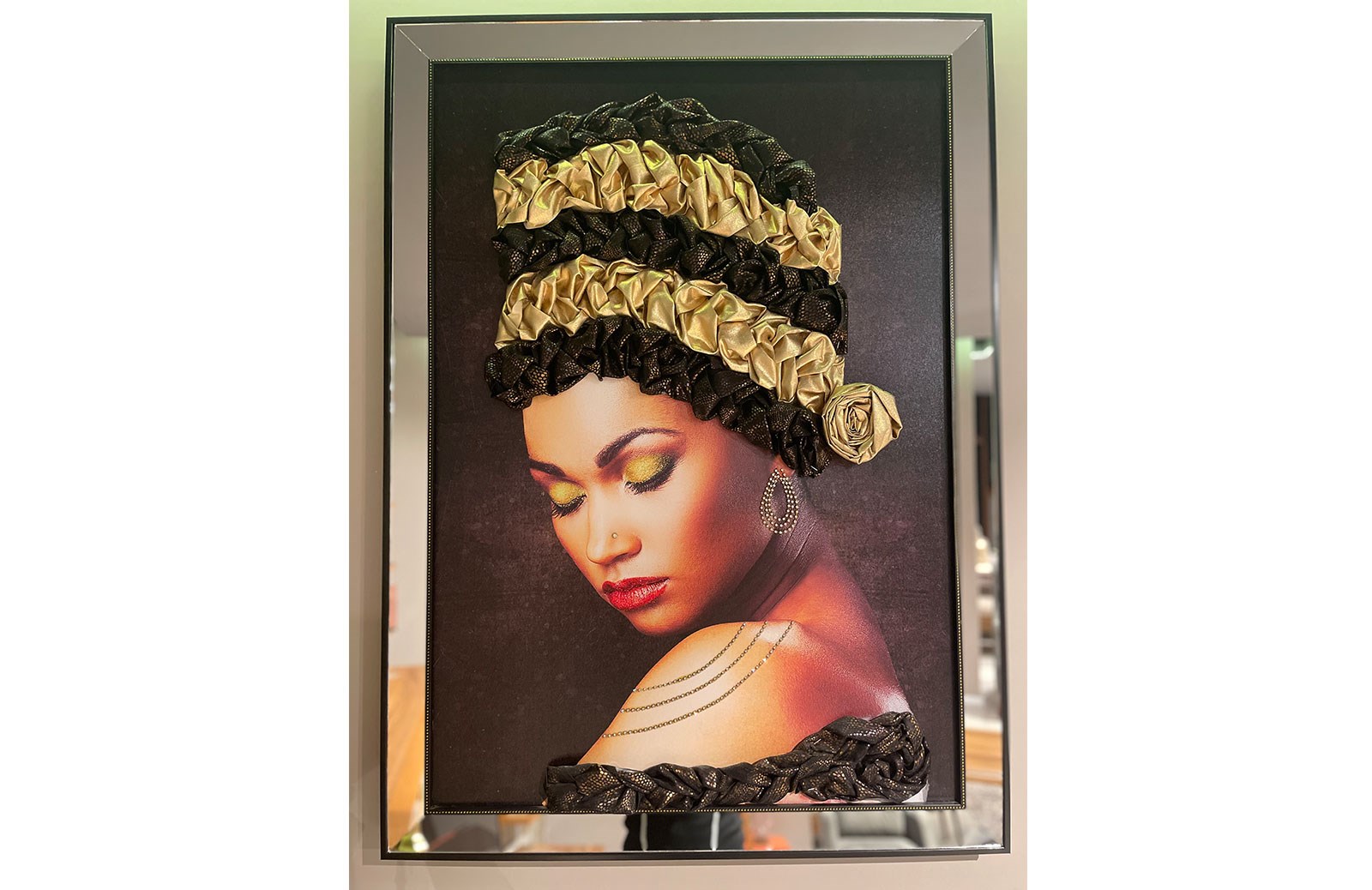 YS112 Üç Boyutlu Kumaşlı Tablo 80*110 cm