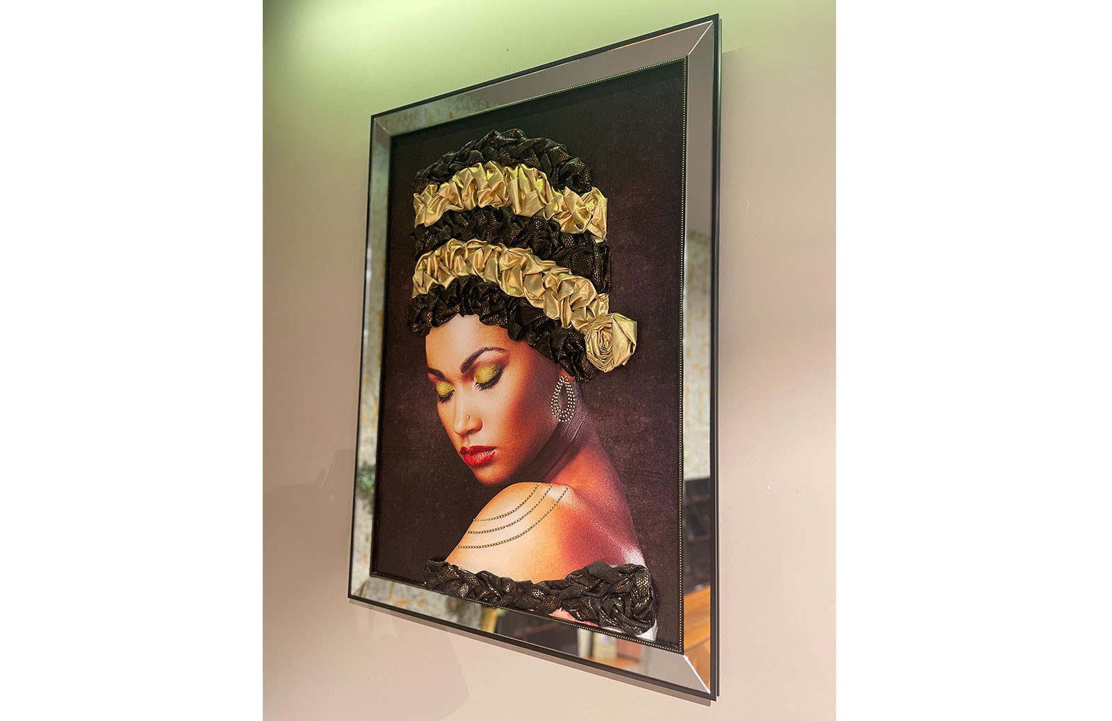 YS112 Üç Boyutlu Kumaşlı Tablo 80*110 cm