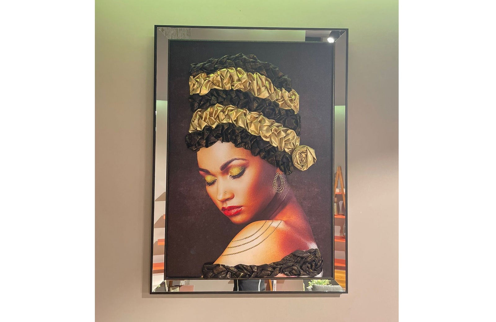 YS112 Üç Boyutlu Kumaşlı Tablo 80*110 cm