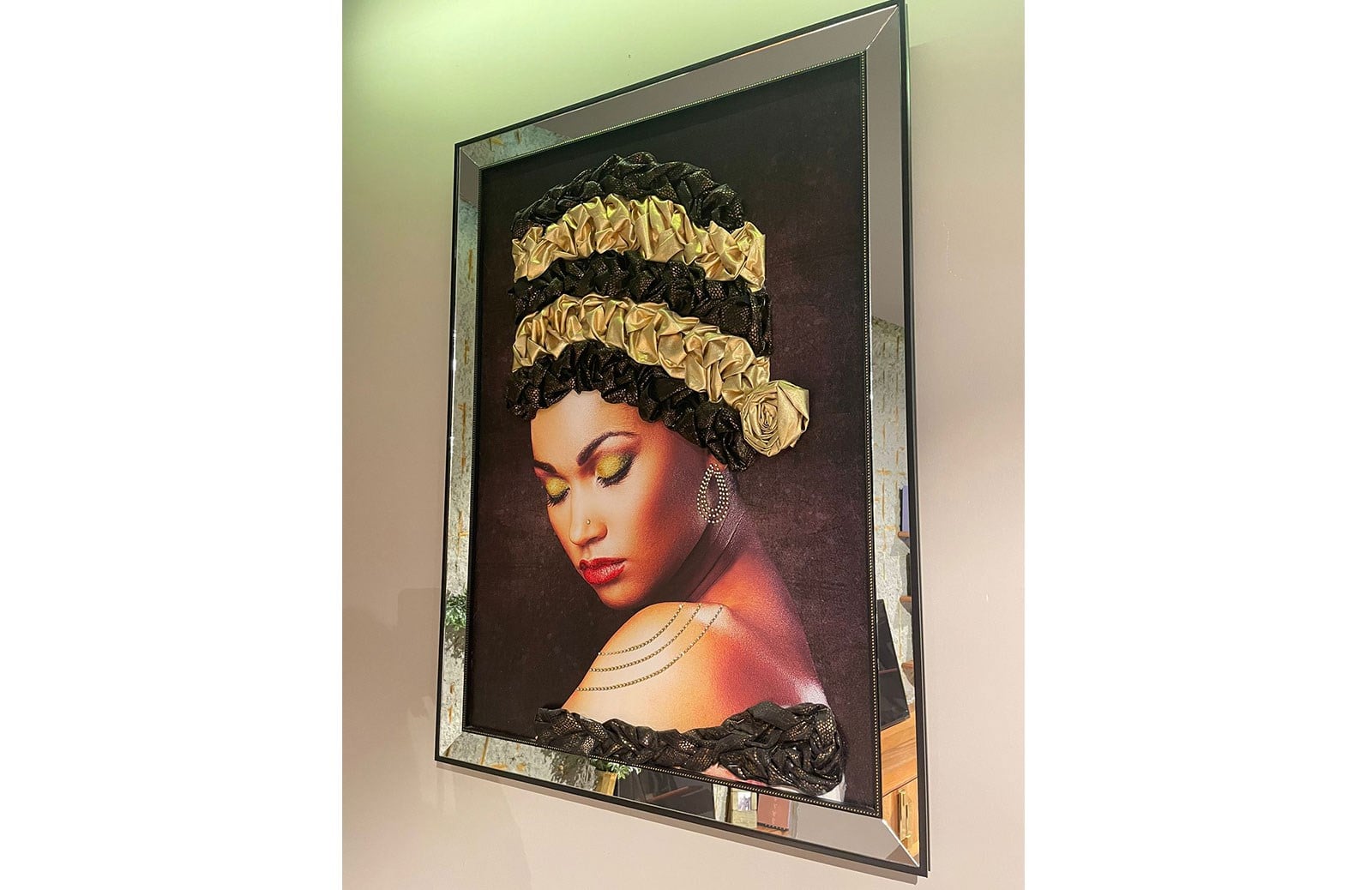 YS112 Üç Boyutlu Kumaşlı Tablo 80*110 cm