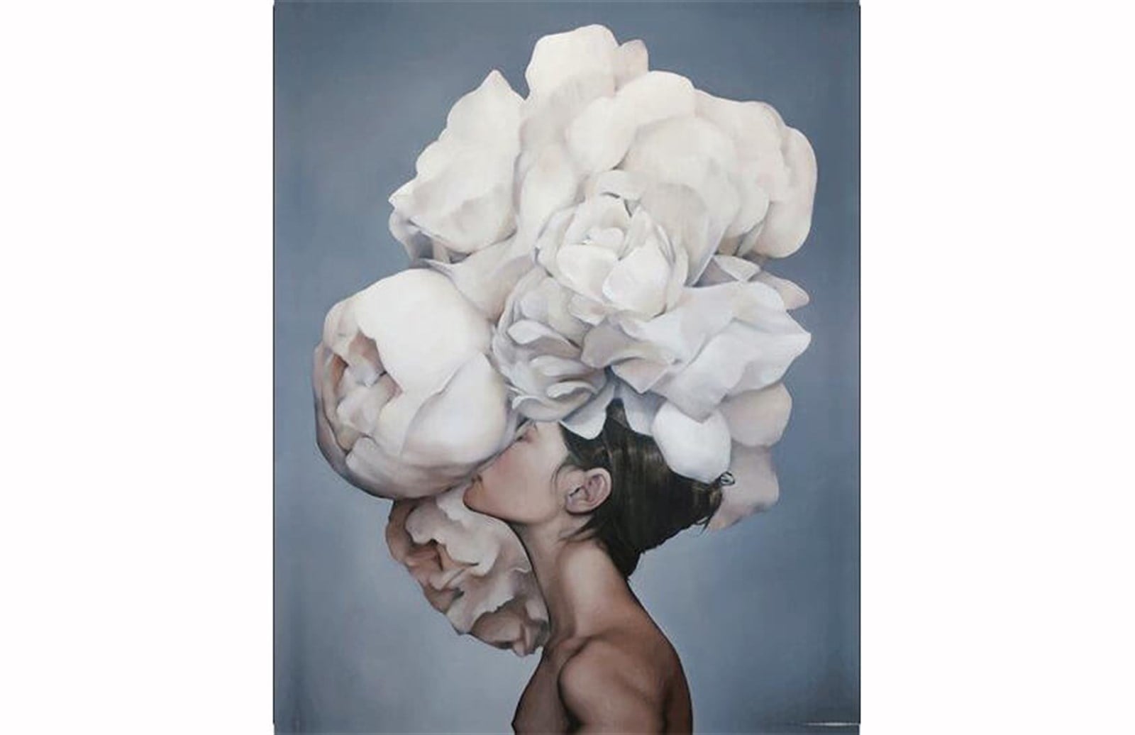 YS401 Çiçek Saçlı Yağlı Boya 80*110 cm