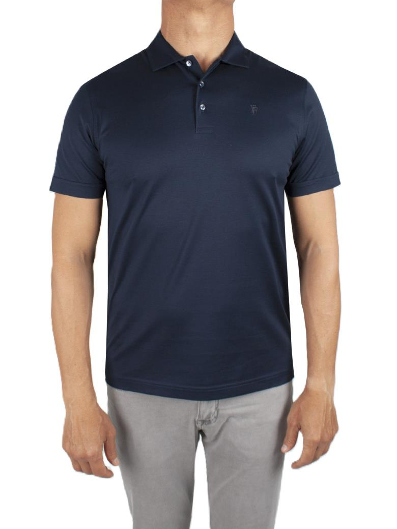 Regular Fit Merserize %100 Pamuk Lacivert Polo Yaka Tişört