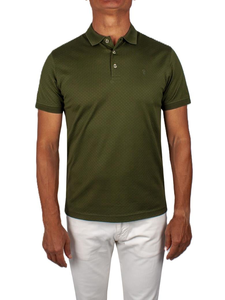 Regular Fit Merserize %100 Pamuk Yeşil Polo Yaka Tişört