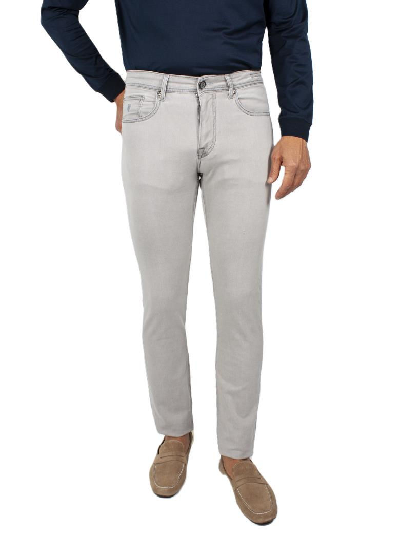 Regular Fit Normal Kesim Likralı Bej Kot Pantolon