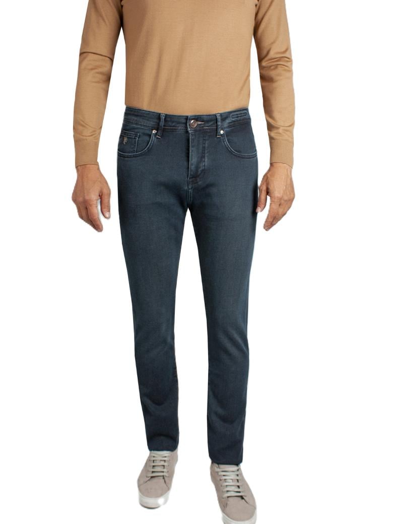 Regular Fit Normal Kesim Likralı Haki Denim Kot Pantolon