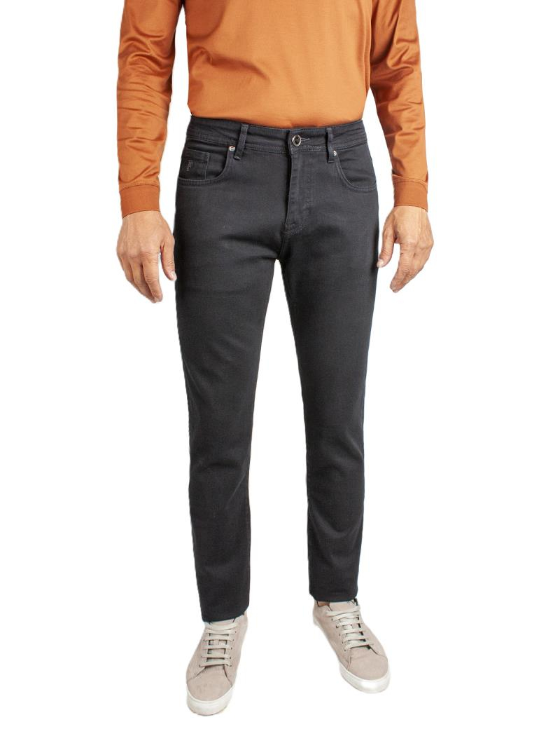 Regular Fit Normal Kesim Likralı Siyah Denim Kot Pantolon