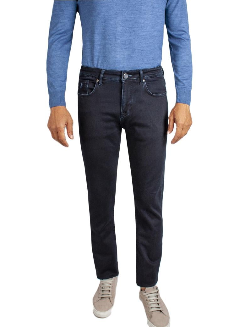 Regular Fit Normal Kesim Likralı Siyah Denim Kot Pantolon