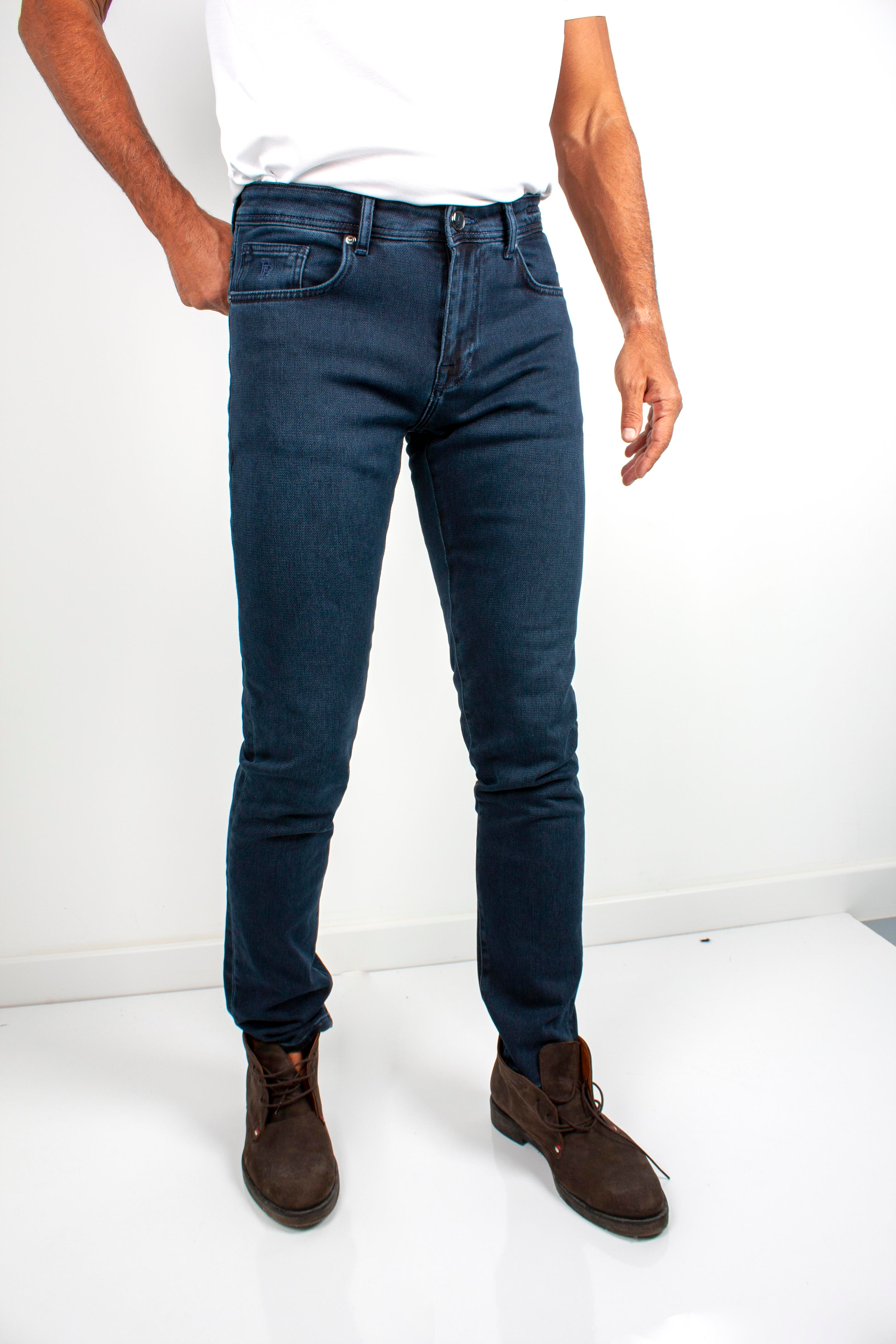 Regular Fit Saks Pamuklu Likralı Kot Pantolon
