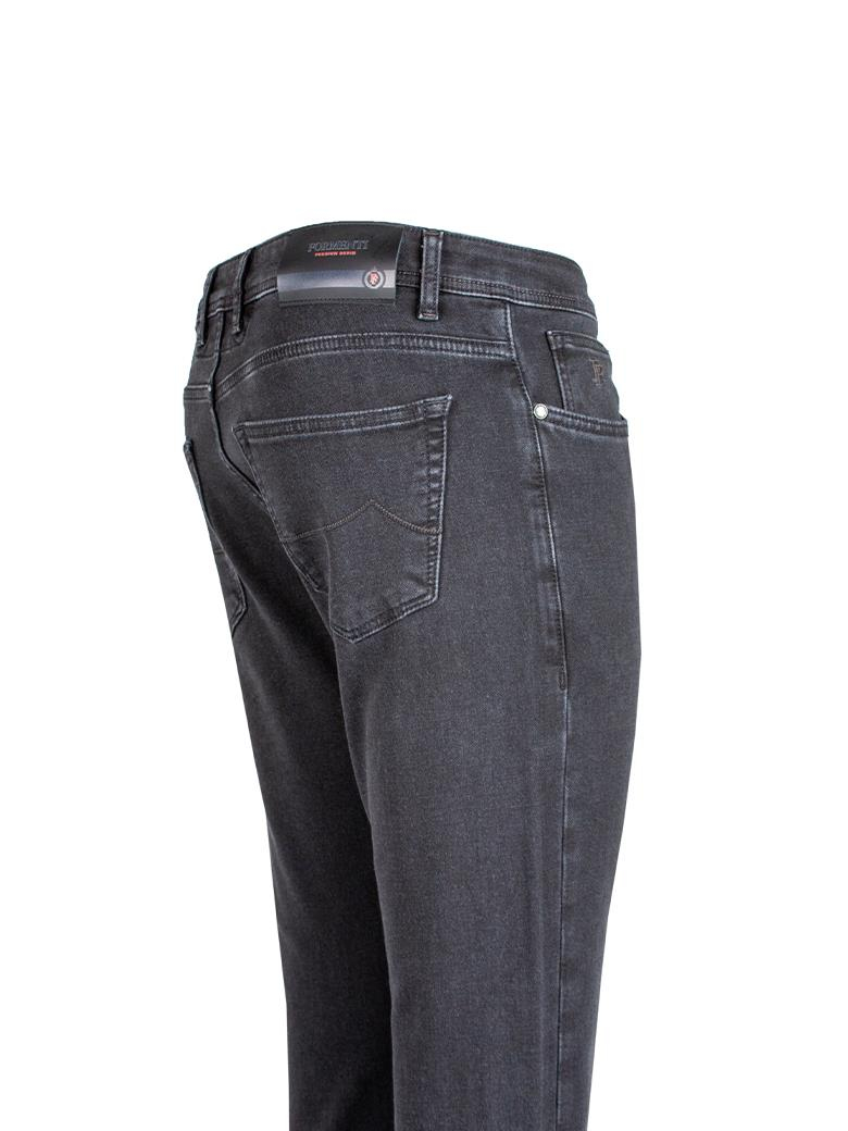 Regular Fit Siyah Pamuklu Likralı Kot Pantolon