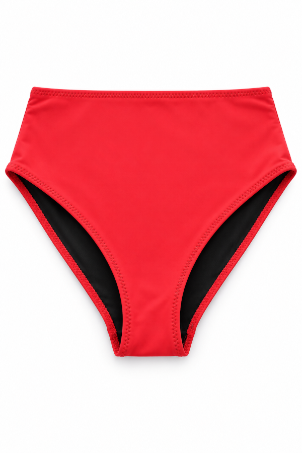 Starinci MayoKırmızı Yüksek Bel Astarlı Bikini Altı