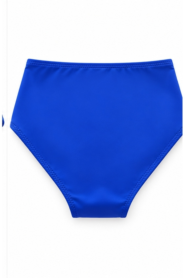 Starinci MayoSaks Mavisi Yüksek Bel Astarlı Bikini Altı