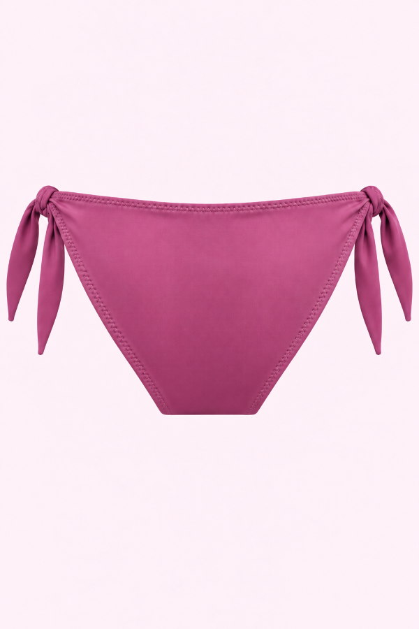 StarinciPastel Mor Yan Bağlamalı Bikini Altı