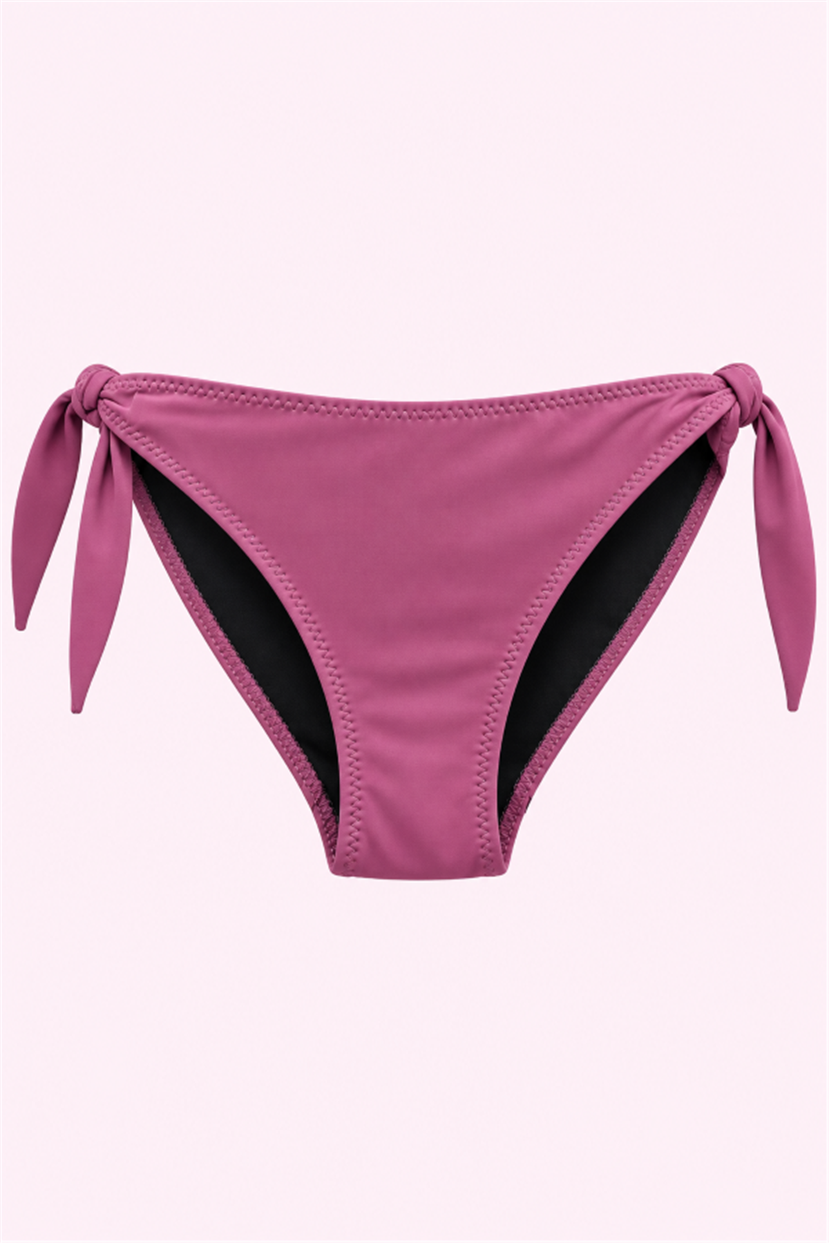 StarinciPastel Mor Yan Bağlamalı Bikini Altı