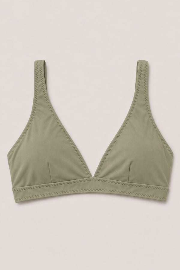 Starinci MayoAçık Haki Bralet Bikini Üstü Ayarlanabilir Askılı