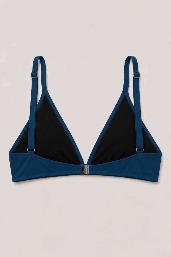 Starinci MayoPetrol Mavisi Bralet Bikini Üstü Ayarlanabilir Askılı