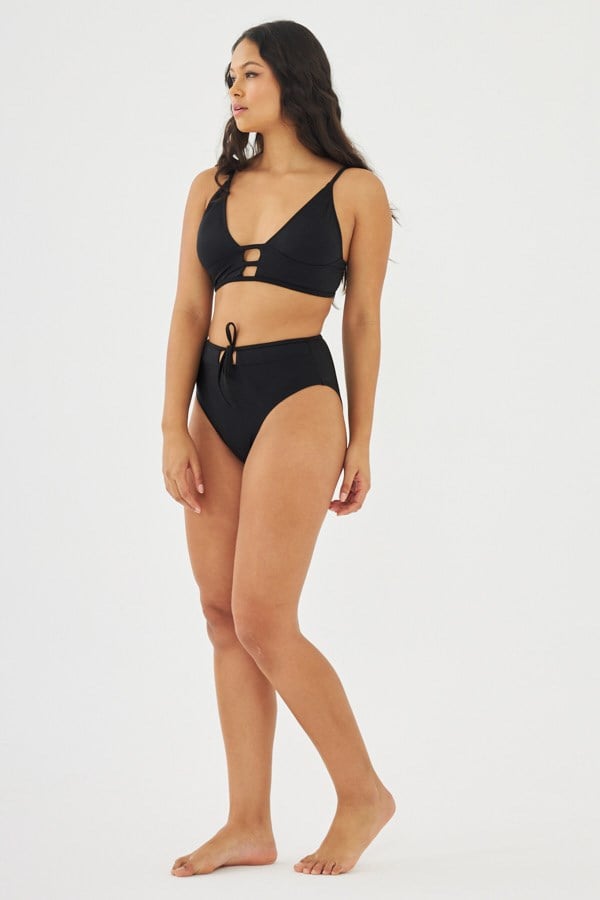 Starinci MayoStarinci Mayo Yüksek Bel Toparlayıcı Üç İplik Dekolteli Bikini